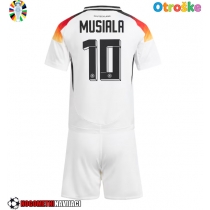 Otroške Nogometnih dresov Nemčija Jamal Musiala #10 Domači EP 2024 Kratki rokavi (+ hlače)